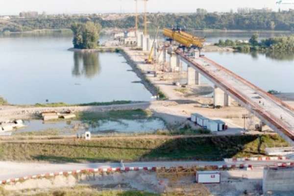 Podul Vidin-Calafat, finalizat în noiembrie